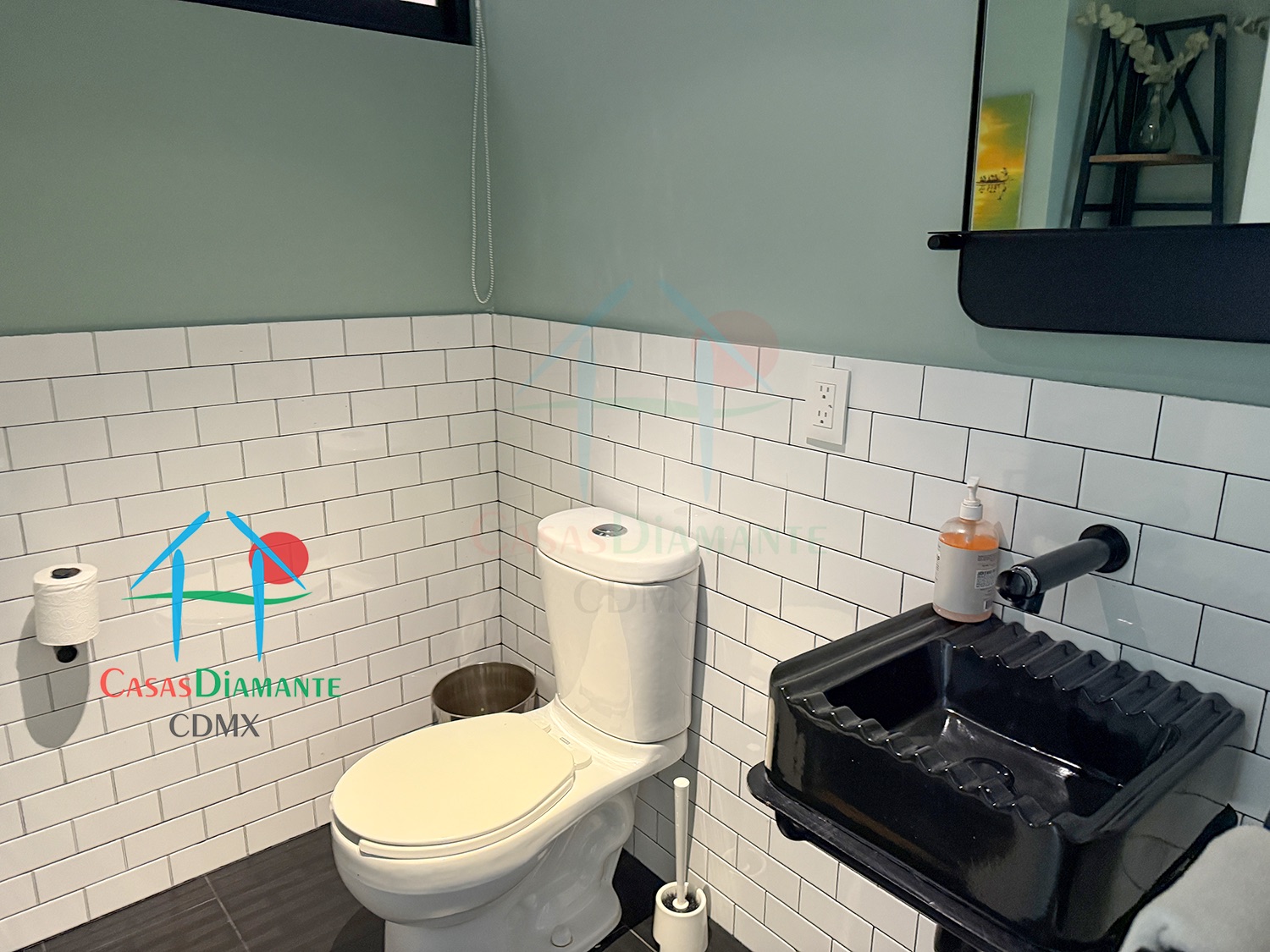 Roma Norte Departamento Orquídea - Baño de visitas 1